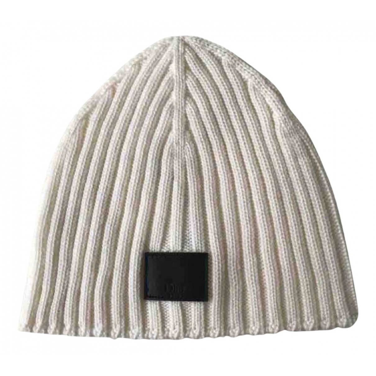 Wool beanie Dior White size M 